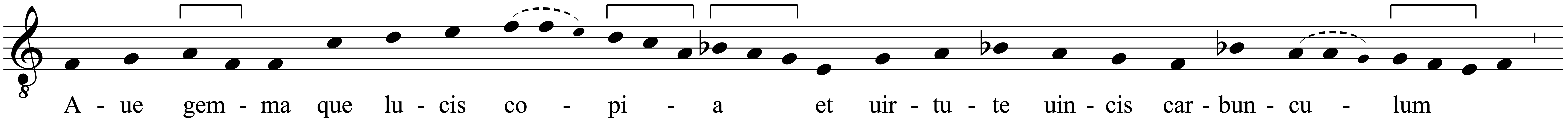 Work musical notation